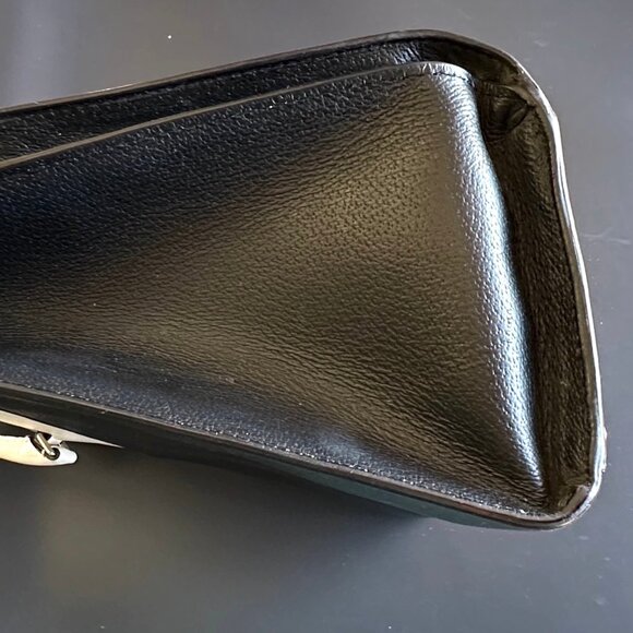 Kate Spade Black & Cream Leather Colorblock Tote Shoulder Bag — EUC - Picture 11 of 13